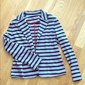 Size M preppy Gap striped blazer